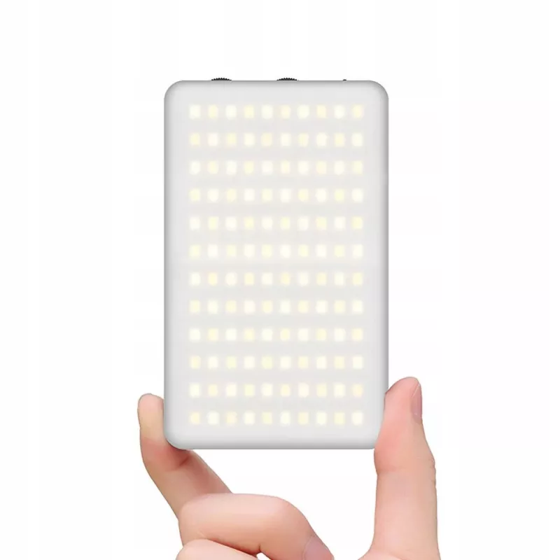 Ulanzi VL120 3200K-6500K Bi-Color LED Video Light ar LCD ekrānu