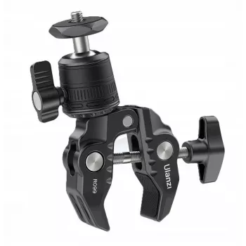 Ulanzi R099 Super Clamp ar lodveida galvu