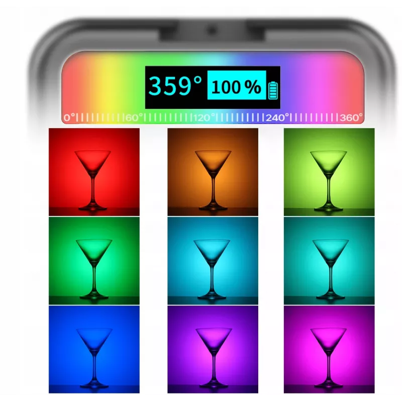 Ulanzi VL49 RGB LED Video Light, 2500K-9000K, 6W, 2000mAh