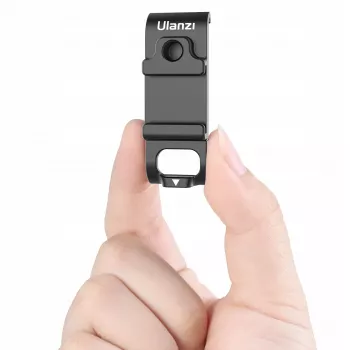 Ulanzi G9-6 Battery Side Cover ar Cold Shoe un 1/4 inch Vītni GoPro Hero 9/10/11/12 Melns