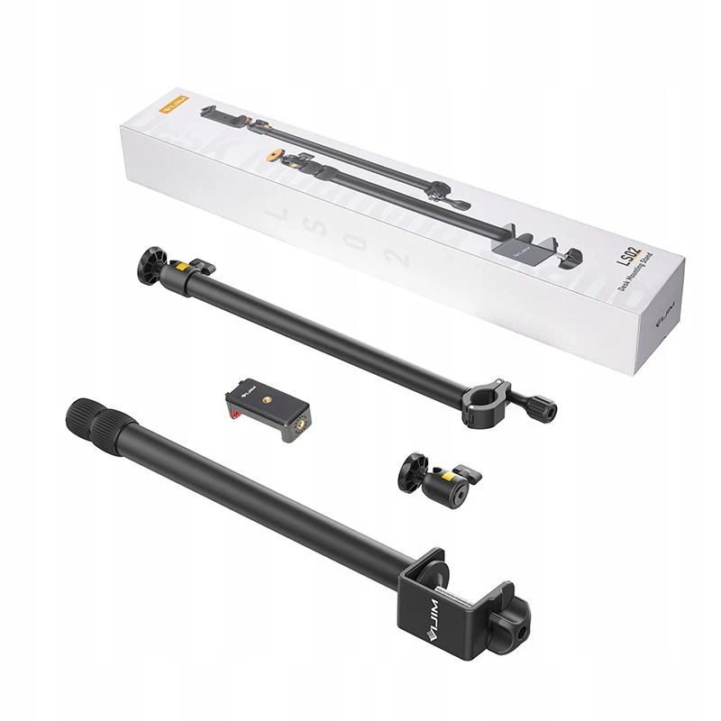 Ulanzi Vijim LS02 Desktop Mounting Arm Stand with 2 Ball Heads 360° Rotation for Vlogging Streaming Photography