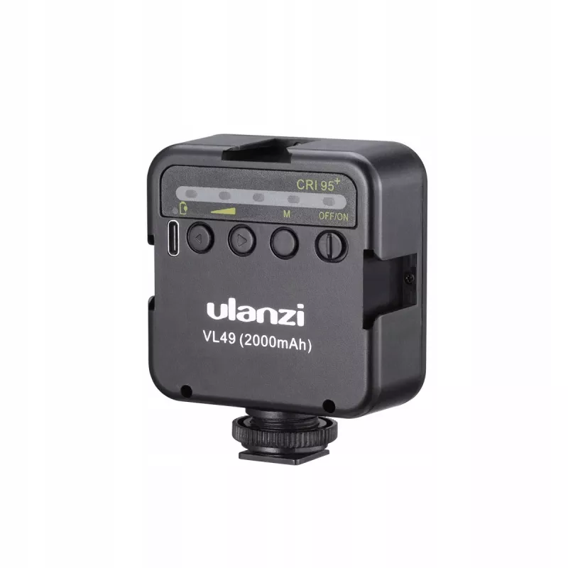 ULANZI VL49 LED Video Light 49 LEDs 2000mAh USB-C Rechargeable for DSLR Camera Gimbal Smartphone