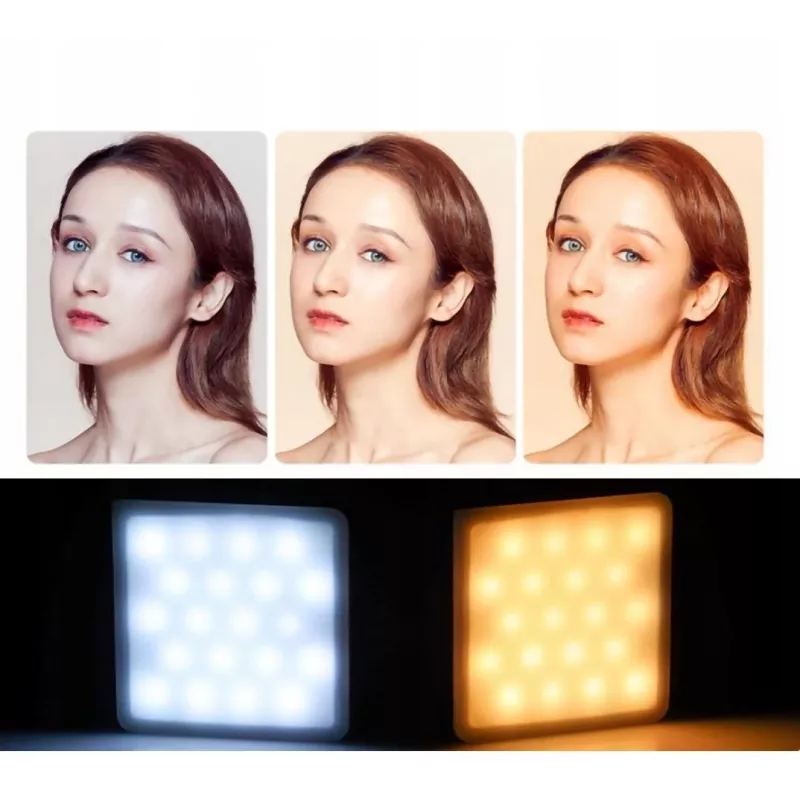 Ulanzi VL49 RGB Pro LED Video Light 60 LEDs 2500mAh with Magnetic Mount and Honeycomb Grid