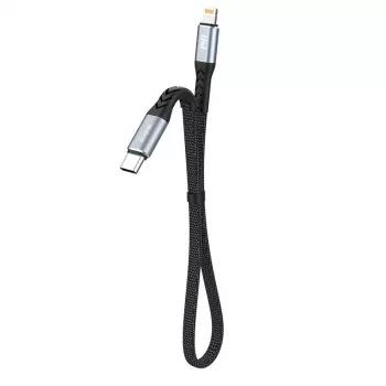 Dudao L10P USB-C to Lightning kabelis 20W 0.23m Balts