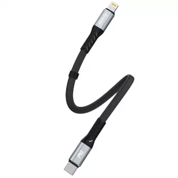 Dudao L10P USB-C to Lightning kabelis 20W 0.23m Balts