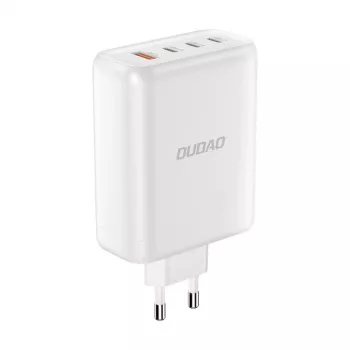 Dudao A140 140W GaN USB-C Lādētājs 3xUSB-C 1xUSB-A Melns