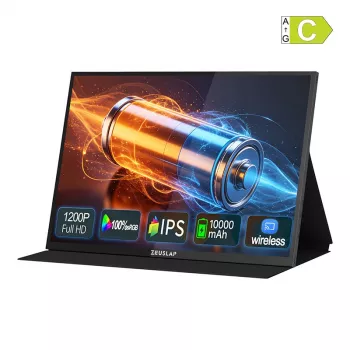 ZEUSLAP P16BT 16 collu 2.5K IPS portatīvais skārienjūtīgais monitors