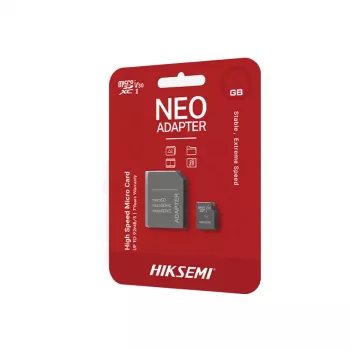 HIKSEMI M-SD 256GB MicroSDXC atmiņas karte - C1 sērija ar SD adapteri - 95MB/s lasīšana, 50MB/s rakstīšana - U3, V30, A1