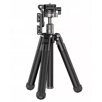 Ulanzi MT-63 Professional Tripod + Monopod 145cm Vlog ar telefona turētāju un telepromptera stiprinājumu