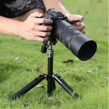 Ulanzi MT-63 Professional Tripod + Monopod 145cm Vlog ar telefona turētāju un telepromptera stiprinājumu