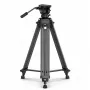 ULANZI MT-81 Statīvs ar Fluid Galvu Filmēšanai, 8kg Slodze, 155cm Augstums