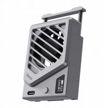 Ulanzi CA25 kameras dzesēšanas ventilators Sony Canon Fujifilm Nikon Panasonic bezspoguļa kamerām, sudrabs