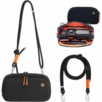 ULANZI YY08 Sling Bag melns – kameras un spēļu konsoļu soma