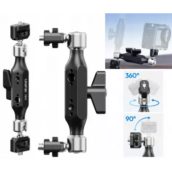 ULANZI Magic Arm 360° ar 1/4 inch un 3/8 inch vītnēm kamerai un videokamerai TB15 T058GBB1