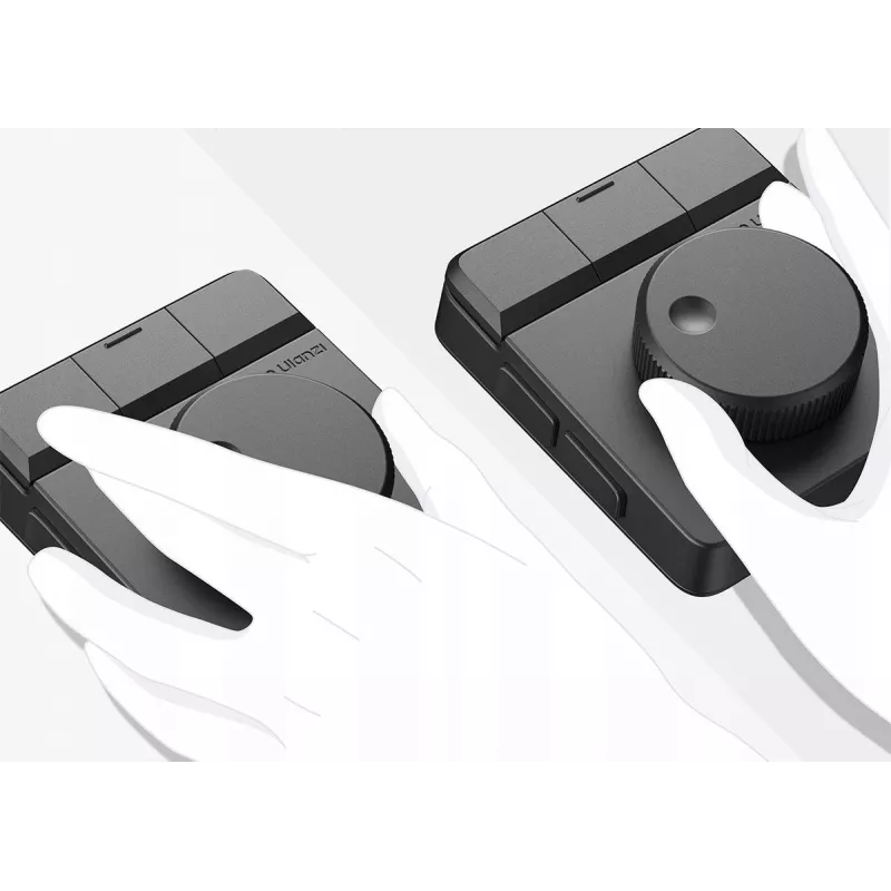 ULANZI D100H Bluetooth 5.0 Haptic Video Controller with Rotary Knob and OLED Display