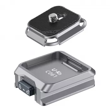 ULANZI C061 Quick Release Plate Adapter for DJI RS 2/3/4 Series Gimbals - Arca-Swiss Compatible