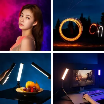 Ulanzi B15RGB 15W LED caurules gaisma ar RGB un CCT režīmiem