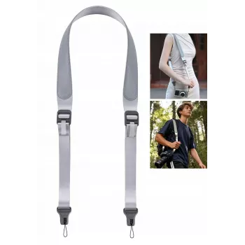 ULANZI CSS1 Anti-tangle Neck Strap U-snap Quick Release for DSLR Camera, 60kg, Silver