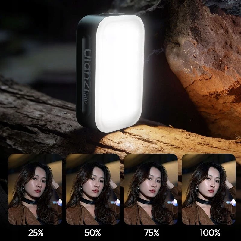 ULANZI M02 LED Video Light ar MagSafe, 7W, 5600K, USB-C