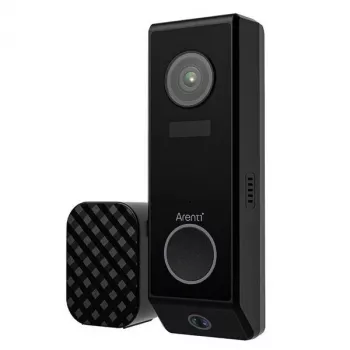 Arenti P10 durvju zvans 2K viedais durvju zvans ar bezvadu iekštelpu zvanītāju, IP65, PIR + AI noteikšana, uzlādējams akumulators vai vadu, darbojas ar Alexa/Google Assistant