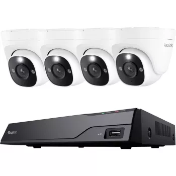 Reolink NVS8-12MD4 8 kanālu 12MP PoE NVR videonovērošanas komplekts ar 4 kamerām