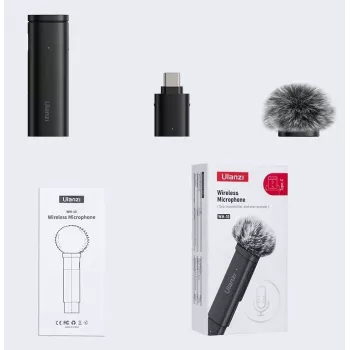 ULANZI WM-10-T USB-C bezvadu mikrofonu sistēma