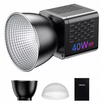 Ulanzi L024 40W RGB Bi-Color LED Video Light ar 1/4 inch-20 stiprinājumu, 2500-6500K, CRI/TLCI >95