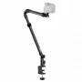 Ulanzi ZJ02 Super Clamp / Crab Clamp ar 1/4 inch un 3/8 inch vītnēm, alumīnija sakausējums, melns