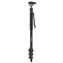 ULANZI TT35 Professional Carbon Fiber Monopod 130cm ar Fluid Head DSLR kamerai