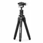 ULANZI TT35 Carbon Fiber Mini Tripod 28cm ar lodveida galvu, 1/4 collu skrūve, Arca-Swiss plate, DSLR/Bezspoguļa/Darbības kameras/Viedtālrunim, Melns