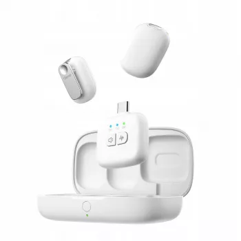 Ulanzi A30 Tiny bezvadu audio pārraides komplekts - USB-C, balts