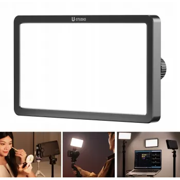 ULANZI K6500 9W RGB LED Video Fill Light ar magnētisko stiprinājumu, Bluetooth aplikācijas vadību un OLED displeju