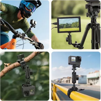 Ulanzi R105 Articulating Magic Arm ar Super Clamp stiprinājumu