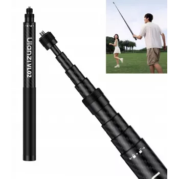 Ulanzi VL02 Carbon Fiber Selfie Stick / Monopod 2.7m ar telefona turētāju un GoPro adapteri
