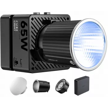 Ulanzi EC65 65W COB LED Video Light Studio Lamp with Bowens Mount, 2700K-6500K, CRI≥95, TLCI≥96, Bluetooth App Control