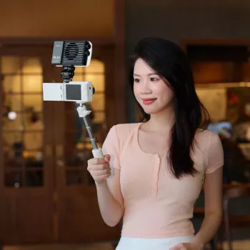 ULANZI PL25 25W Bi-Color LED Video Light ar 2700K-6500K, USB-C PD, OLED Displejs, 5000mAh Akumulators