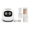 PlantsIO IVY White Hydroponic Smart Garden ar pilna spektra LED augšanas gaismām, 4 augu podiem, automātisku laistīšanu un lietotnes vadību