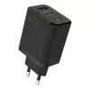 Dudao A29C 65W GaN USB-C Lādētājs ar USB-C Kabeli - Melns