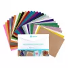 LOKLIK Plotter Foil Material Bundle (A4) ar siltuma pārneses vinilu, 28 lapas, daudzkrāsu