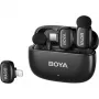 BOYA MINI-12 Black 2TX + 2RX bezvadu mikrofonu sistēma