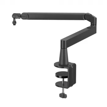BOYA MIC ARM LP Low-Profile Mikrofona Roka ar Galda Skavu - Melna