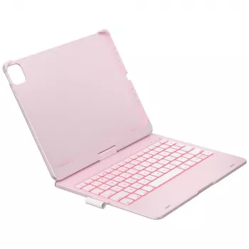 Typecase Flexbook Touch Detachable Keyboard Folio Case for iPad Air 11 M2 2024 / M3 2025 / M4 2026, Light Pink