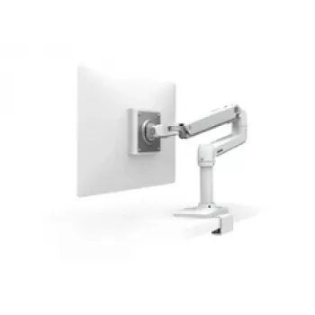 Ergotron LX galda stiprinājums LCD displejam - balts - Constant Force tehnoloģija - C-skava un caurules stiprinājums - līdz 32 collām