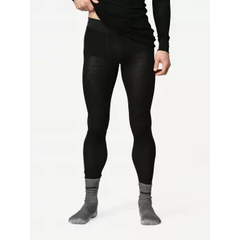 Devold Wool Mesh 190 Longs Thermal Leggings - Caviar, Size M