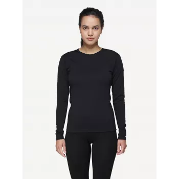 Devold Breeze Merino 150 Sieviešu pamatslānis - Melns, S izmērs