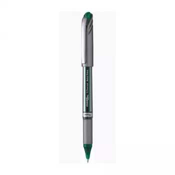 Pentel EnerGel-X BL27-DX Ievelkamā gēla pildspalva - zaļa tinte - 0,5 mm gals - 0,25 mm līnija - pelēks korpuss
