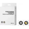 CREAFORM PEEL 3 Pozicionēšanas mērķi 6mm ar melnu kontūru un parasto līmi 1x500 (ACC-P3D-PTBC3)