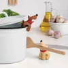 OTOTO Buddy Brown Spoon Holder & Steam Releaser