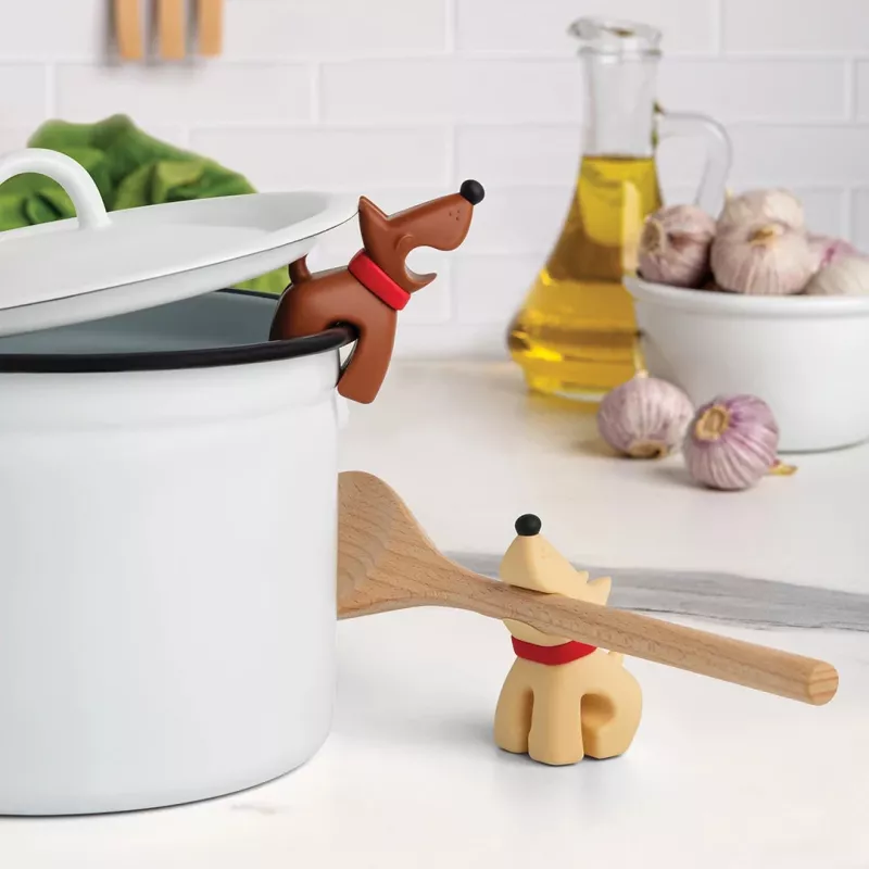 OTOTO Buddy Brown Spoon Holder & Steam Releaser