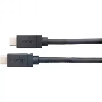Kramer Electronics C-U32/FF-6 USB 3.2 Gen 2 USB-C to USB-C kabelis 1,8 m melns